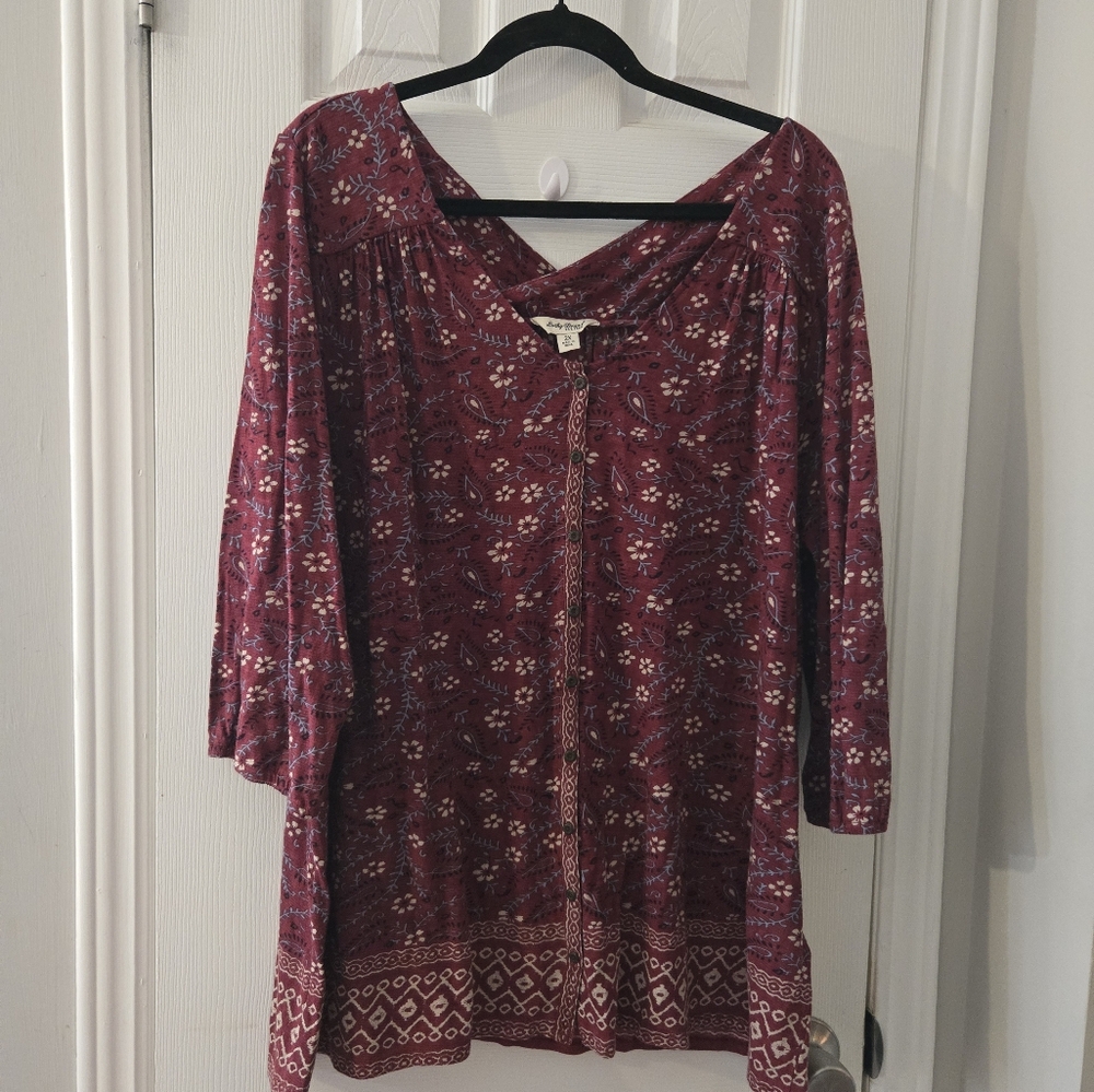 2x Lucky Brand blouse